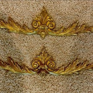 Sold——-Brass wall hanger